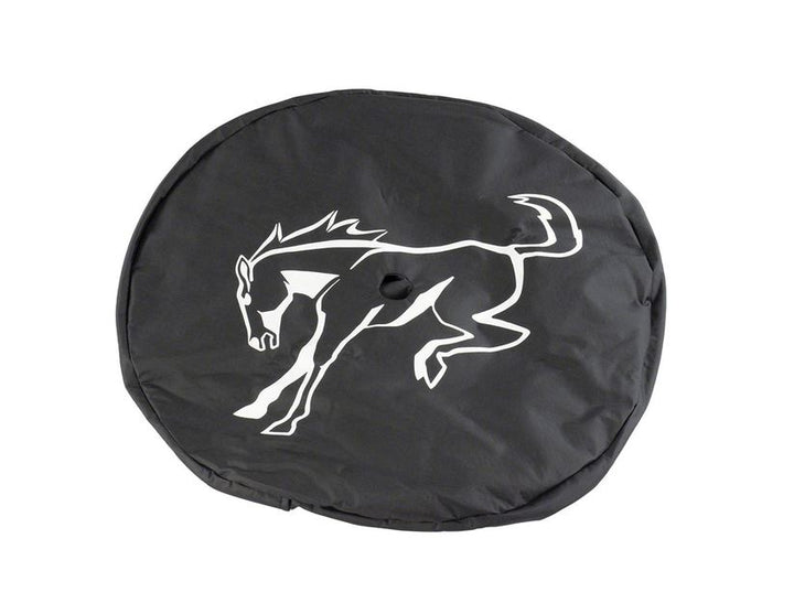 Originale Ford Bronco Copertura ruota di scorta nera con logo Bronco bianco