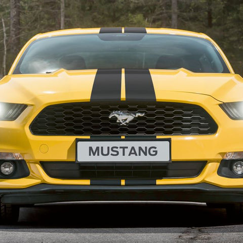 Mustang Strisce da gara Over-the-top, nero opaco 2018-2023 - 2449878