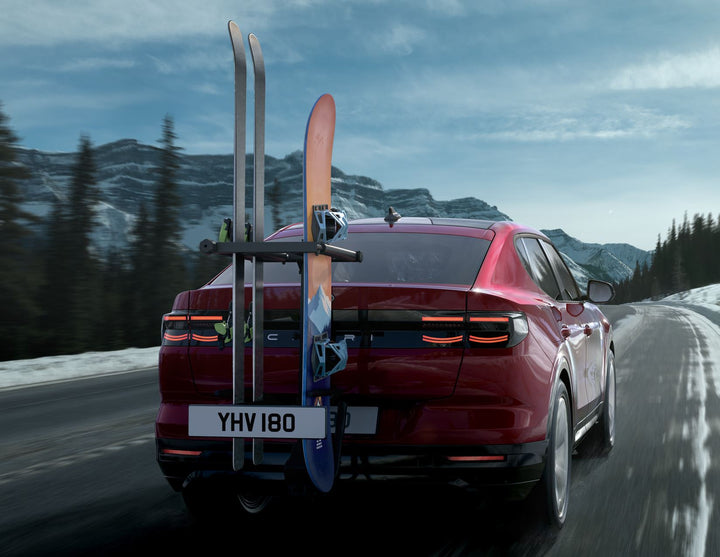 Mottez* Portasci e snowboard montato su gancio di traino