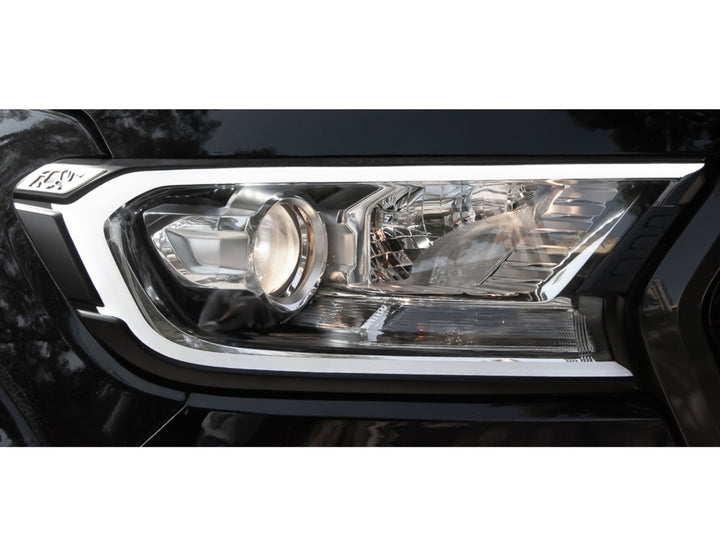 Ranger 01/2012-01/2019 Pickup Attitude* Kit coprifanali anteriori con led