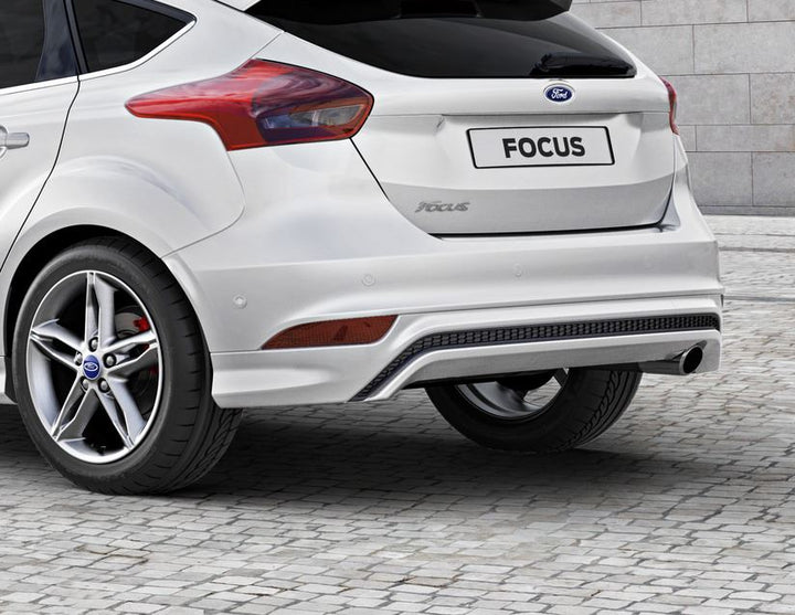Originale Ford Focus Minigonna paraurti posteriore con inserto diffusore nero lucido