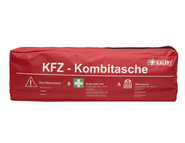 Kalff* Pacchetto di sicurezza borsa in nylon rosso,
